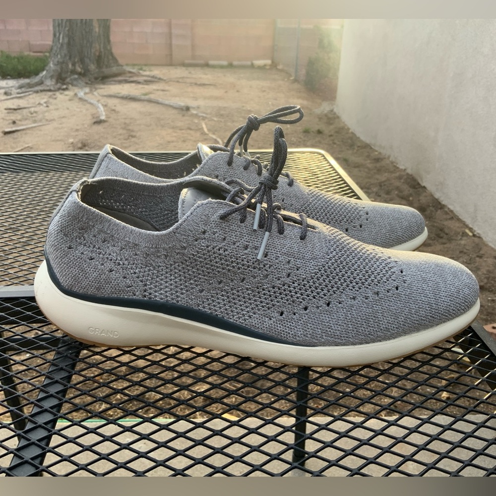 Cole Haan Men's Gray Knit Casual Shoes